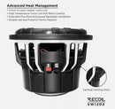 Recoil SW12D2 12inch Dual 2-Ohm Car Subwoofer 2400W Max