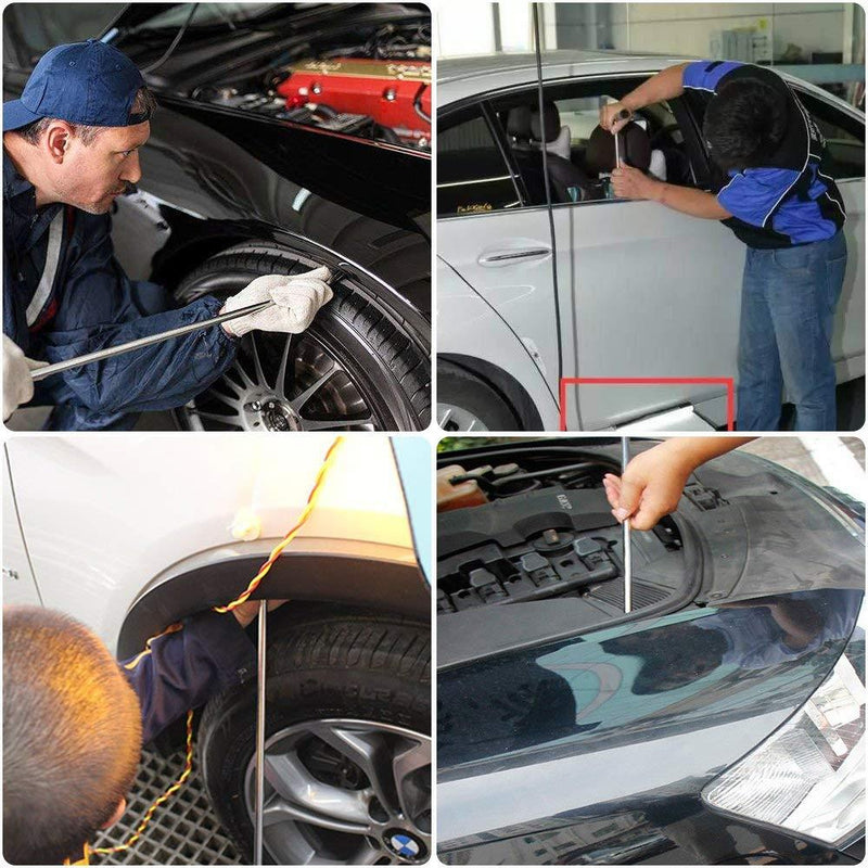 Super PDR 13 Pieces Heavy Duty Rods Paintless Dent Removal Tool Set