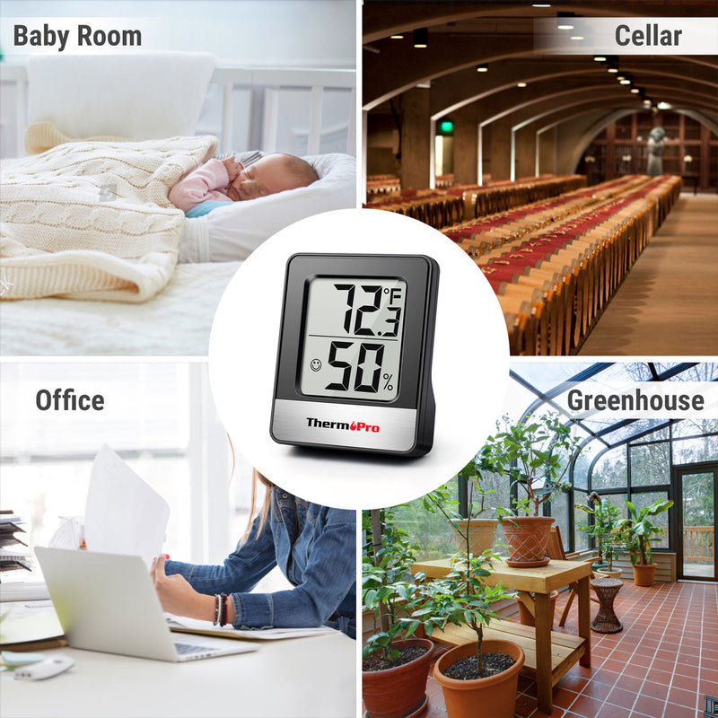 ThermoPro TP49 Digital Indoor Hygrometer Thermometer Humidity Monitor