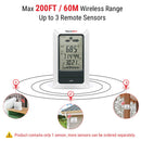 ThermoPro TP67 Weather Station Wireless Indoor Outdoor Thermometer Hygrometer