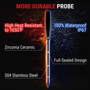 ThermoPro TP972 TempSpike Plus 180m Wireless Meat Thermometer for BBQ, Oven, Grill and Smoker