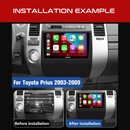 Daiko PRO Car Stereo Wireless Carplay Android Auto For Toyota Prius 2004-2009