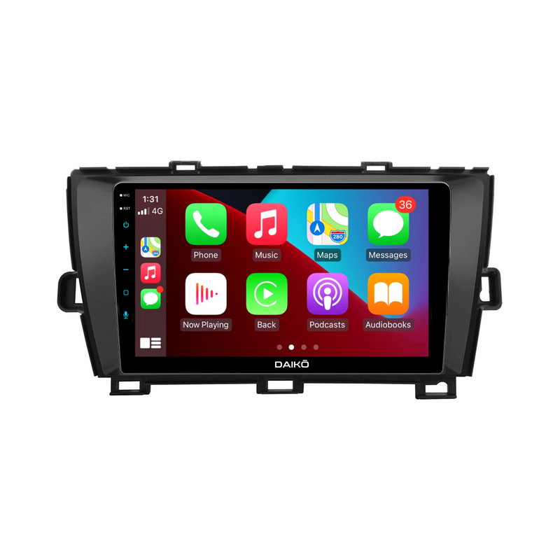 Daiko Multimedia Unit Wireless Carplay Android Auto For Toyota Prius 2010-2015
