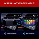 Daiko Hiro Car Stereo Wireless Carplay Android  Auto For Toyota Aqua 2011-2017