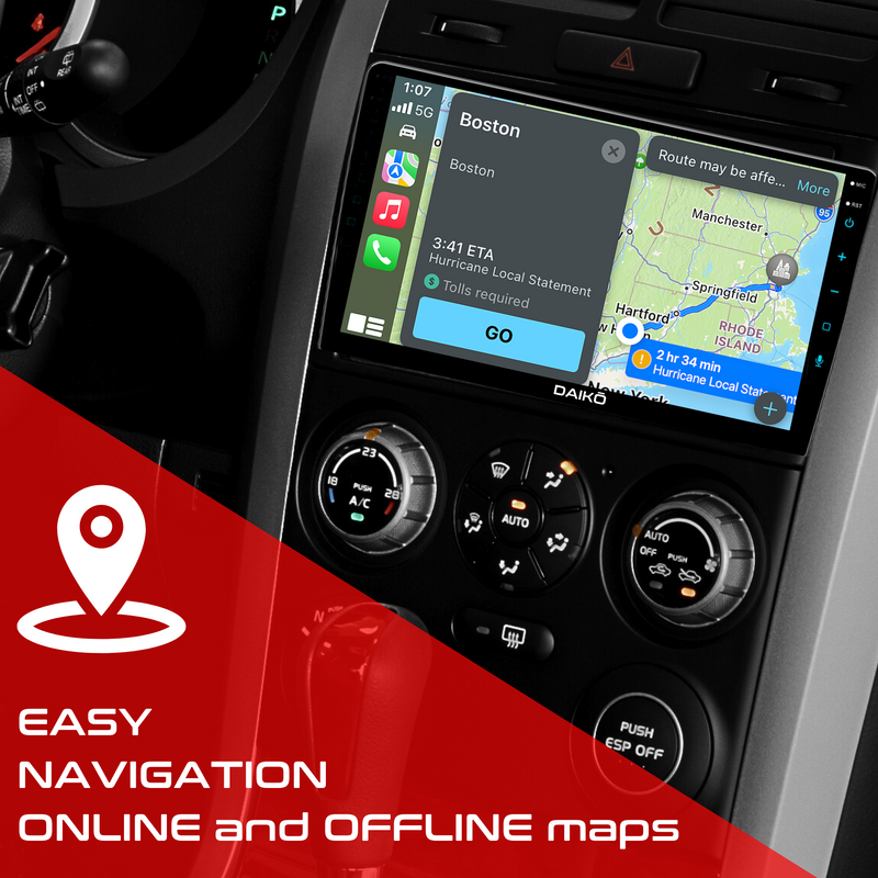 Daiko PRO Multimedia Unit Wireless Carplay Android Auto GPS For  Lexus/Rx350/Toyota Harrier 1998-2005