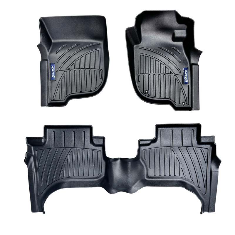 Nordvik Heavy Duty Floor Liners Kit For Mitsubishi Triton 2013