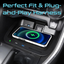 Wireless Charger For Tesla Model 3/Y 2019-2024 15W Fast Charging For Mobile Phone