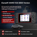 iCarsoft VAWS V3.0 2025 Bidirectional Scan Tool for VW, Audi, Bentley, Seat, Skoda and etc, 42 Special Services Full Systems OBD2 Diagnostic Scanner ECU Coding in-Depth Code Reader