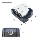 Recoil BDB12 2-Way Power Distribution Block