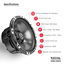 Recoil XM65.4 NEO 6.5" Neodymium Midrange Speakers (Pair)