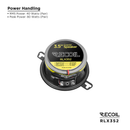 Recoil RLX352 Level-3 Series 3.5" Coaxial Car Speakers (Pair)