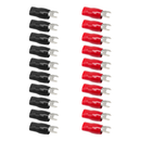 Recoil ST408-20 4AWG Copper Spade Terminals
