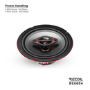 Recoil RSX654 6.5" 4-Way Coaxial Car Speakers 200W Max (Pair)