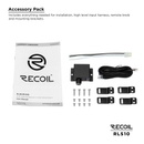 Recoil RLS10 10" Ultra-Thin Powered Under-Seat Subwoofer 150W RMS
