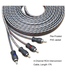 Recoil RCI417 RCA Audio Cable 4-Channel 5m