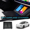 Wireless Charger For Tesla Model 3/Y 2019-2024 15W Fast Charging For Mobile Phone