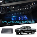 Wireless Charger For Toyota Hilux (8th Gen) 2016-2022 15W Fast Charging For Mobile Phone