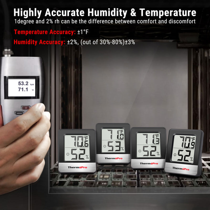 ThermoPro TP49 Digital Indoor Hygrometer Thermometer Humidity Monitor