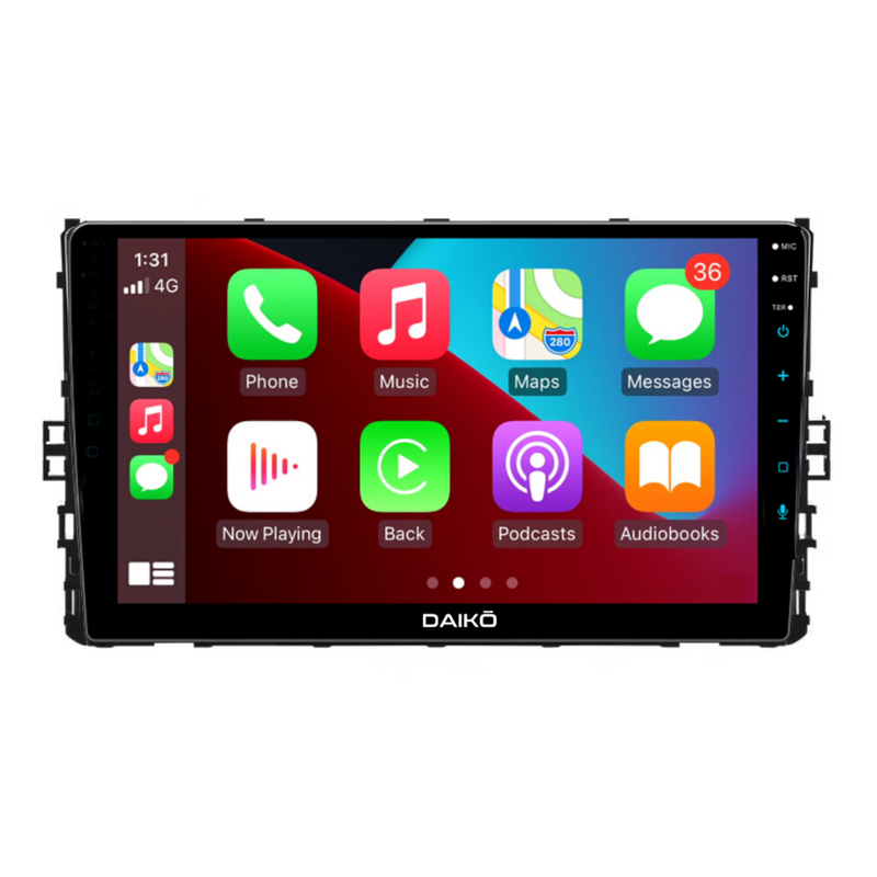 Daiko X Car Stereo Wireless Carplay Android 2GB RAM + 32GB Auto 2GB RAM + 32GB For 2017+ Volkswagen Golf, Tiguan, Polo, Terramont, Passat, Jetta / 2019+ Transporter (T6)