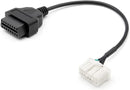 Tesla Model X and Model S pre-2015 12pin to 16pin OBD2 Adapter Diagnostic Cable
