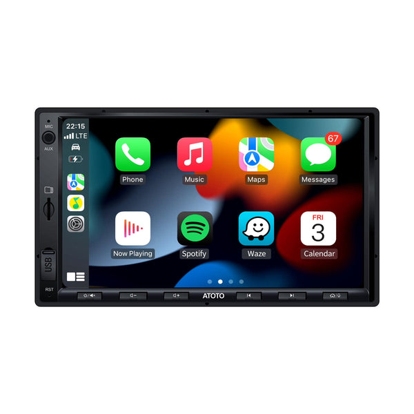 Premium Car Stereo ATOTO F7 XE Wireless CarPlay & Android Auto Bluetoo