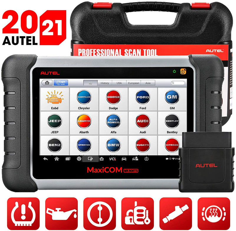 Autel MaxiCOM MK808TS TPMS Scanner With Complete TPMS and Sensor Programming