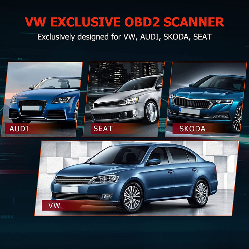 Car Diagnostic Tool For VW Audi Skoda Full System Ancel VD700 Reset Oi