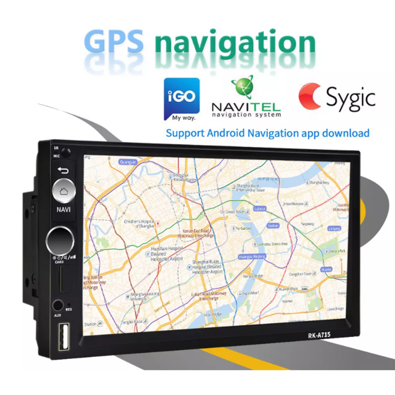 Car Stereo Android 11 Apple Carplay 2Gb+32GB GPS Bluetooth USB Knob Buttons