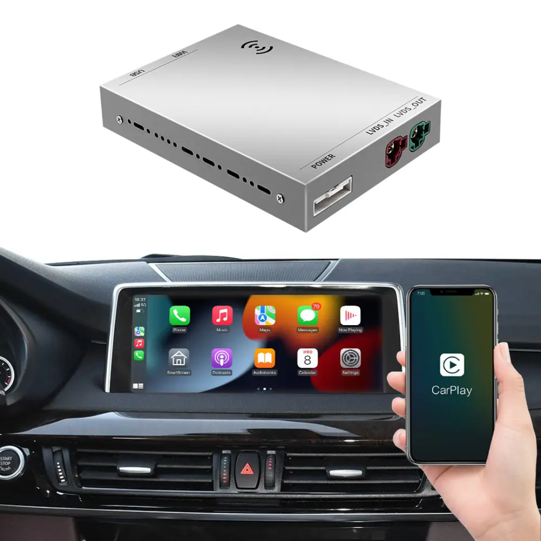 Wireless CarPlay Android Auto Decoder For BMW CiC 1 2 3 4 5 7 Series