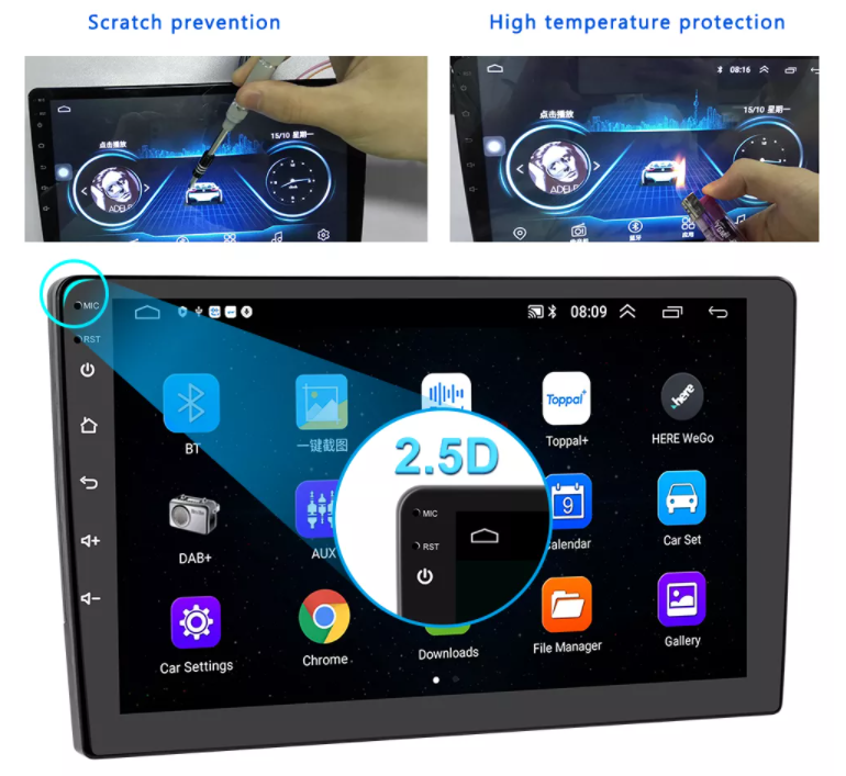 Android Car Stereo Wireless Carplay Android Auto 10.1 Bluetooth GPS