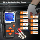 Battery Tester 12V 6V Konnwei KW650 Car Motorcycle Boat Battery System Analyzer