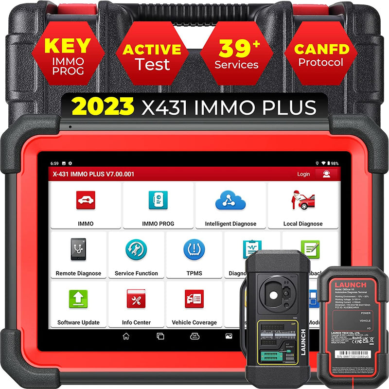 LAUNCH X431 IMMO Plus Key Fob Programming Diagnostic Tool 39+ Service Functions
