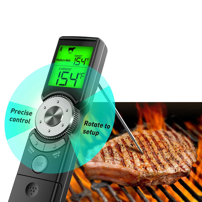 Instant BBQ Thermometer Waterproof Kitchen Thermometer