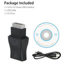 NISSAN DIAGNOSTIC 14 PIN CONNECTOR TO USB INTERFACE OBD