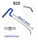 10pcs Paintless Dent Repair Tools Rods Hooks