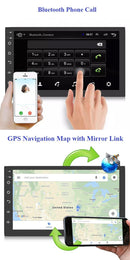 Universal Car Stereo Rotatable Touchscreen Android 9 Bluetooth WiFi GPS