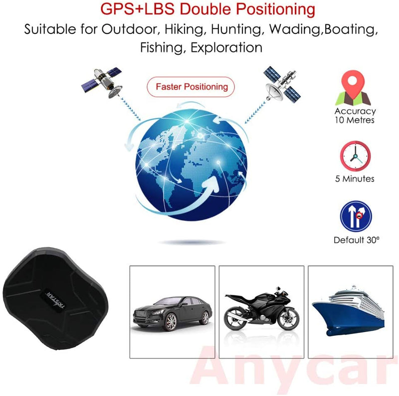 GPS Tracker 4G For Car Truck Boat Rechargeable Anti-Theft No Monthly Fees