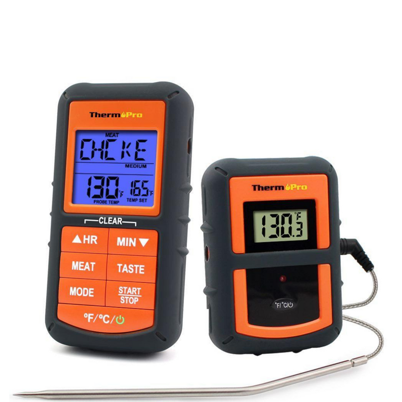 ThermoPro TP07S Wireless Remote Digital Meat BBQ Cooking Thermometer