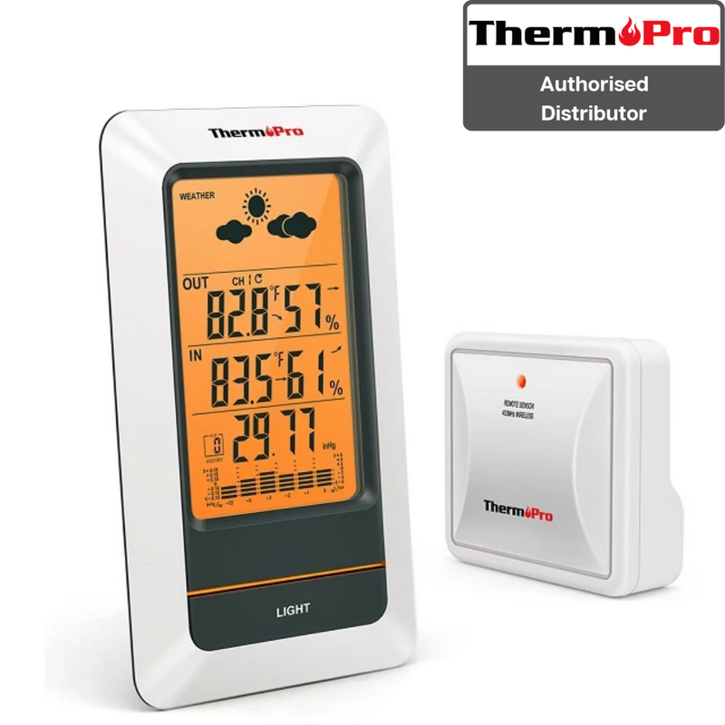 ThermoPro TP67 Weather Station Wireless Indoor Outdoor Thermometer Hygrometer