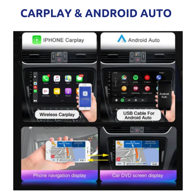 Daiko PRO Car Stereo Carplay Android Auto For Toyota Fortuner Highlander 2015-20