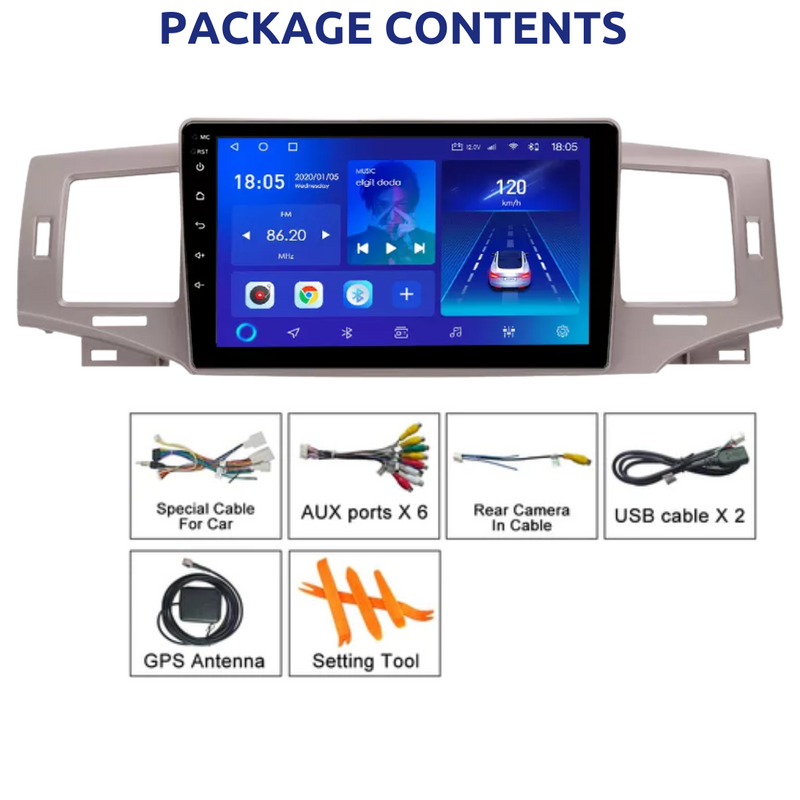 Daiko Ultra Multimedia Unit Wireless Carplay Android Auto GPS For Toyota Corolla 2000-2006